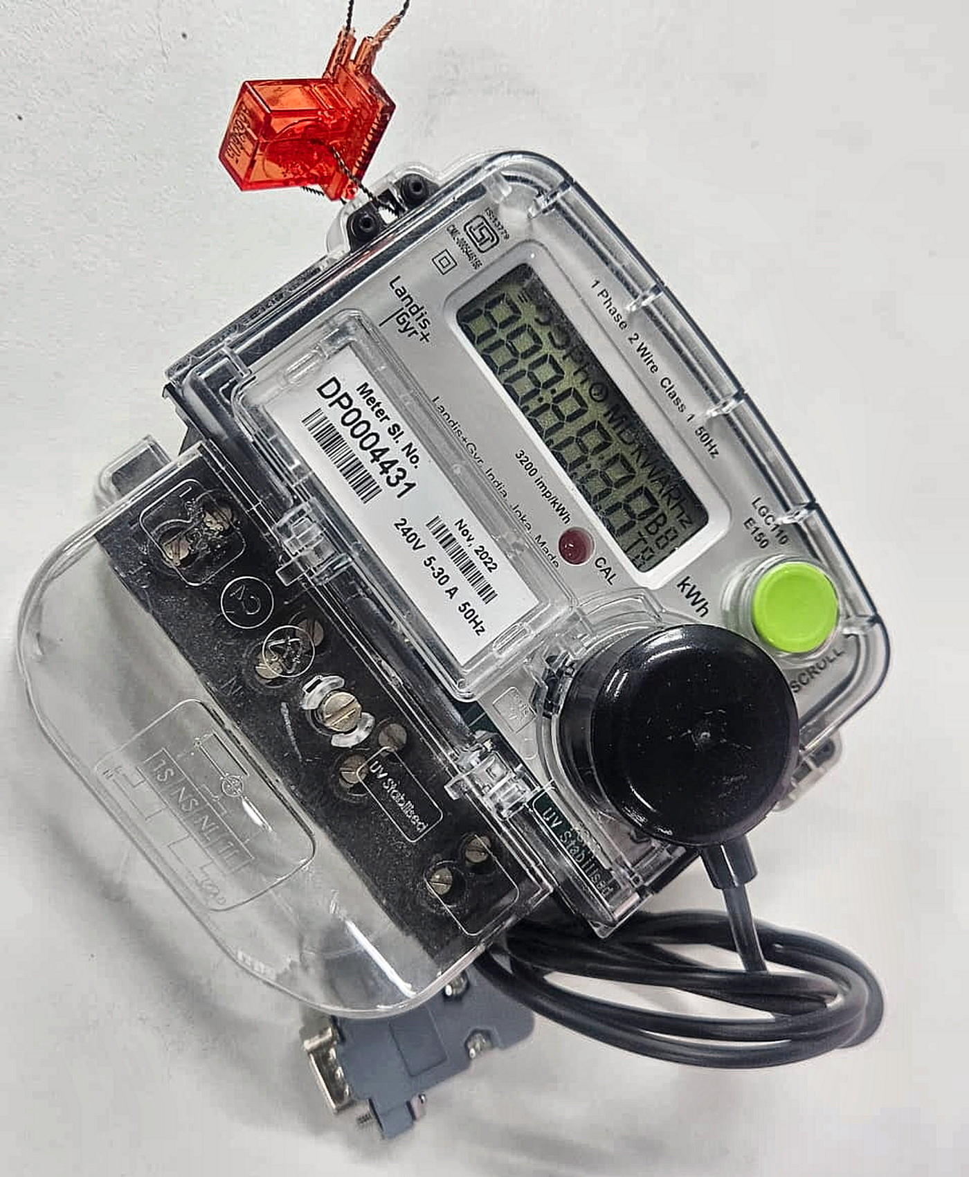 A smart energy meter carrying a WiSig NB-IoT tag