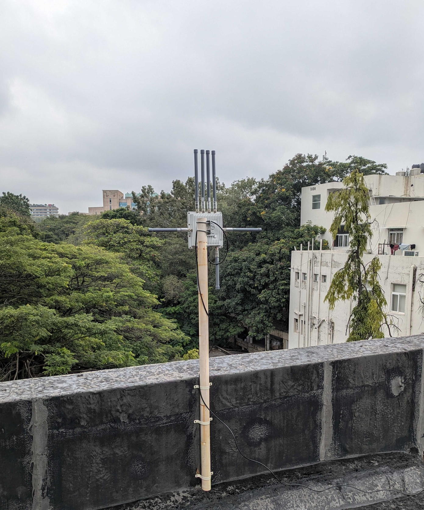 Private 5G coverage in use